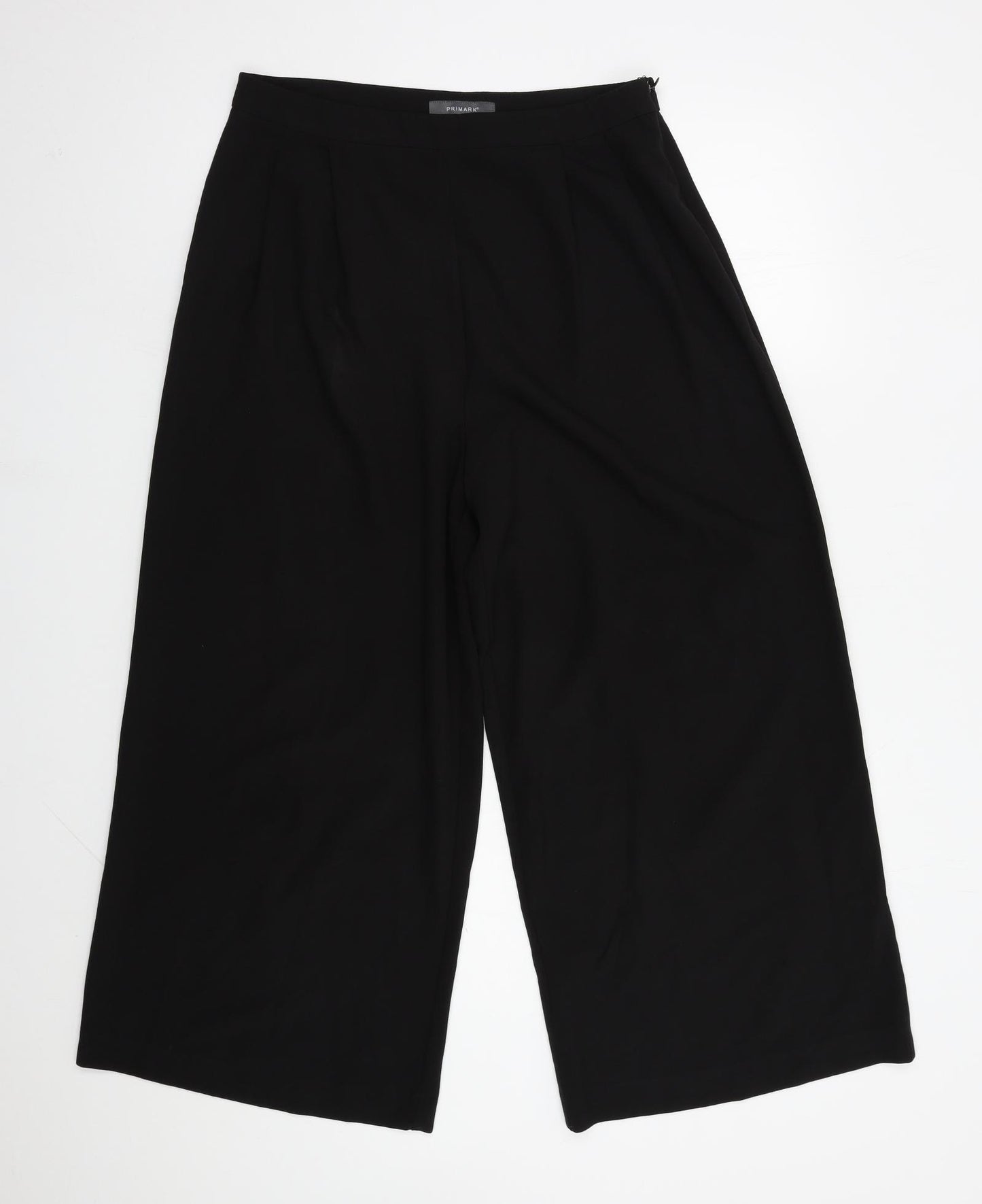 Primark Womens Black  Polyester Dress Pants Trousers Size 12 L24 in Regular