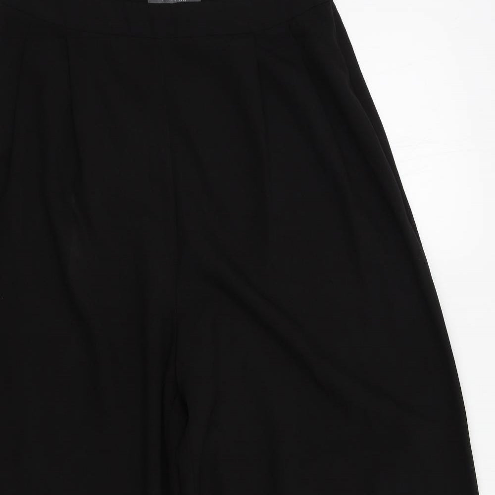 Primark Womens Black  Polyester Dress Pants Trousers Size 12 L24 in Regular