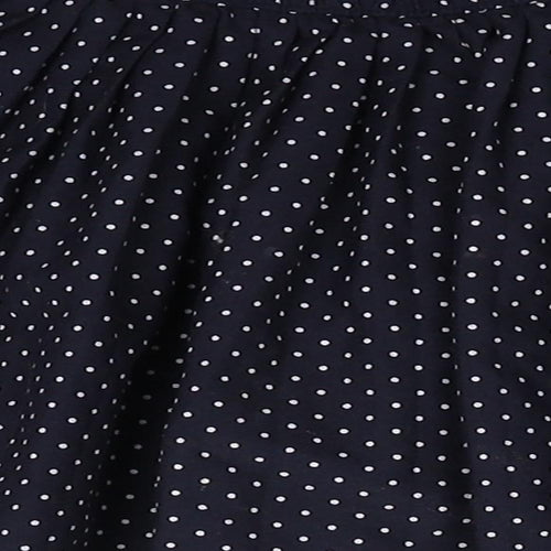 Mothercare Girls Blue Polka Dot Polyester A-Line Skirt Size 5 Years  Regular