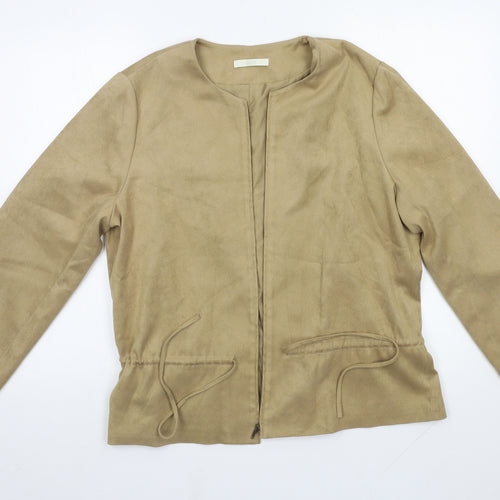 M&S Womens Brown   Jacket Coat Size 16