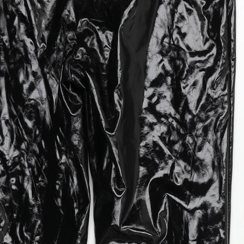 Parisian Womens Black  Polyester Trousers  Size 12 L28 in Regular