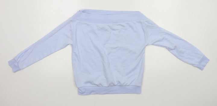New Look Girls Blue Round Neck Polyester Pullover Jumper Size 12-13 Years
