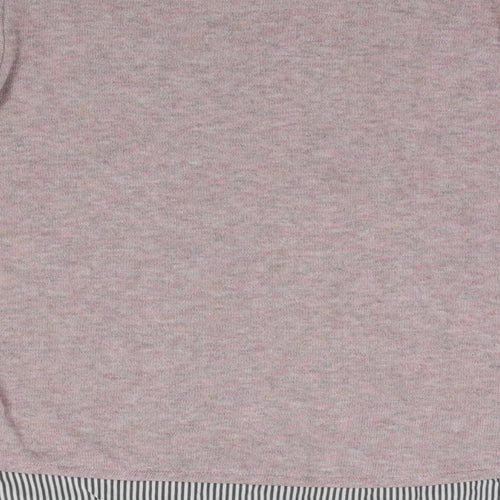 H&M Girls Pink Round Neck  Polyester Pullover Jumper Size 12-13 Years