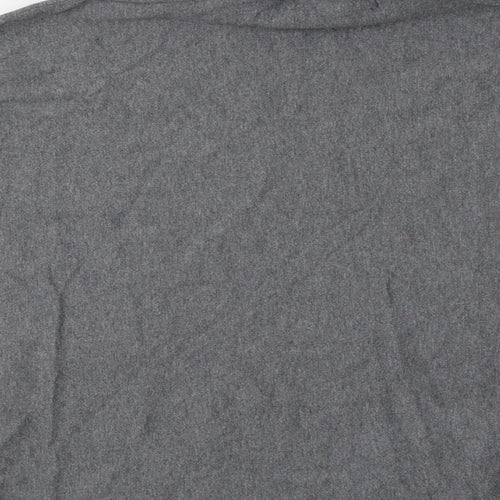 FOREVER 21 Womens Grey Roll Neck  Cotton Pullover Jumper Size S