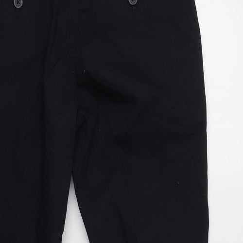 Oxy Lane Womens Blue  Cotton Cropped Trousers Size 10 L21 in Regular