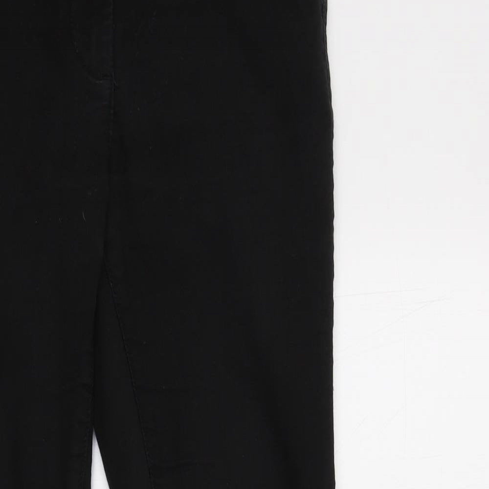 M&S Womens Black  Cotton Jegging Jeans Size 10 L28 in Regular