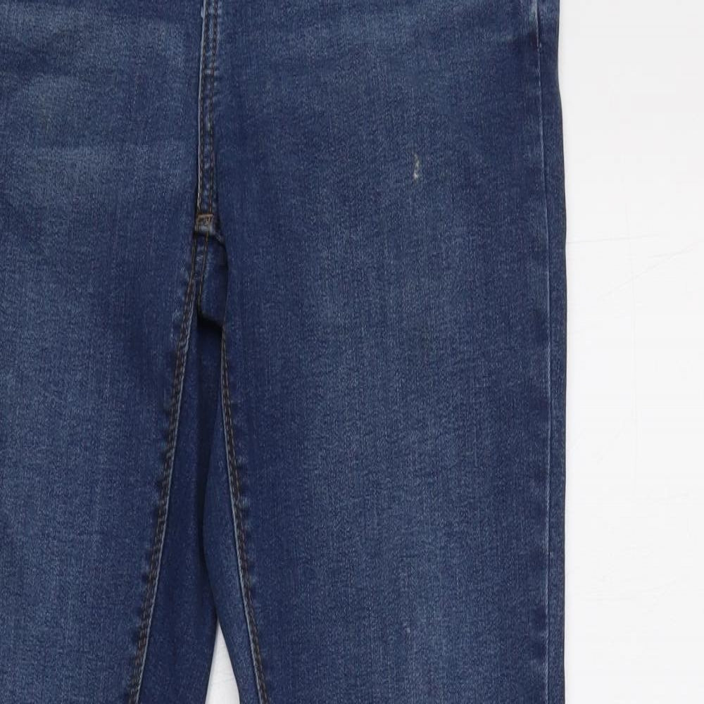 Primark Womens Blue  Cotton Jegging Jeans Size 12 L31 in Regular