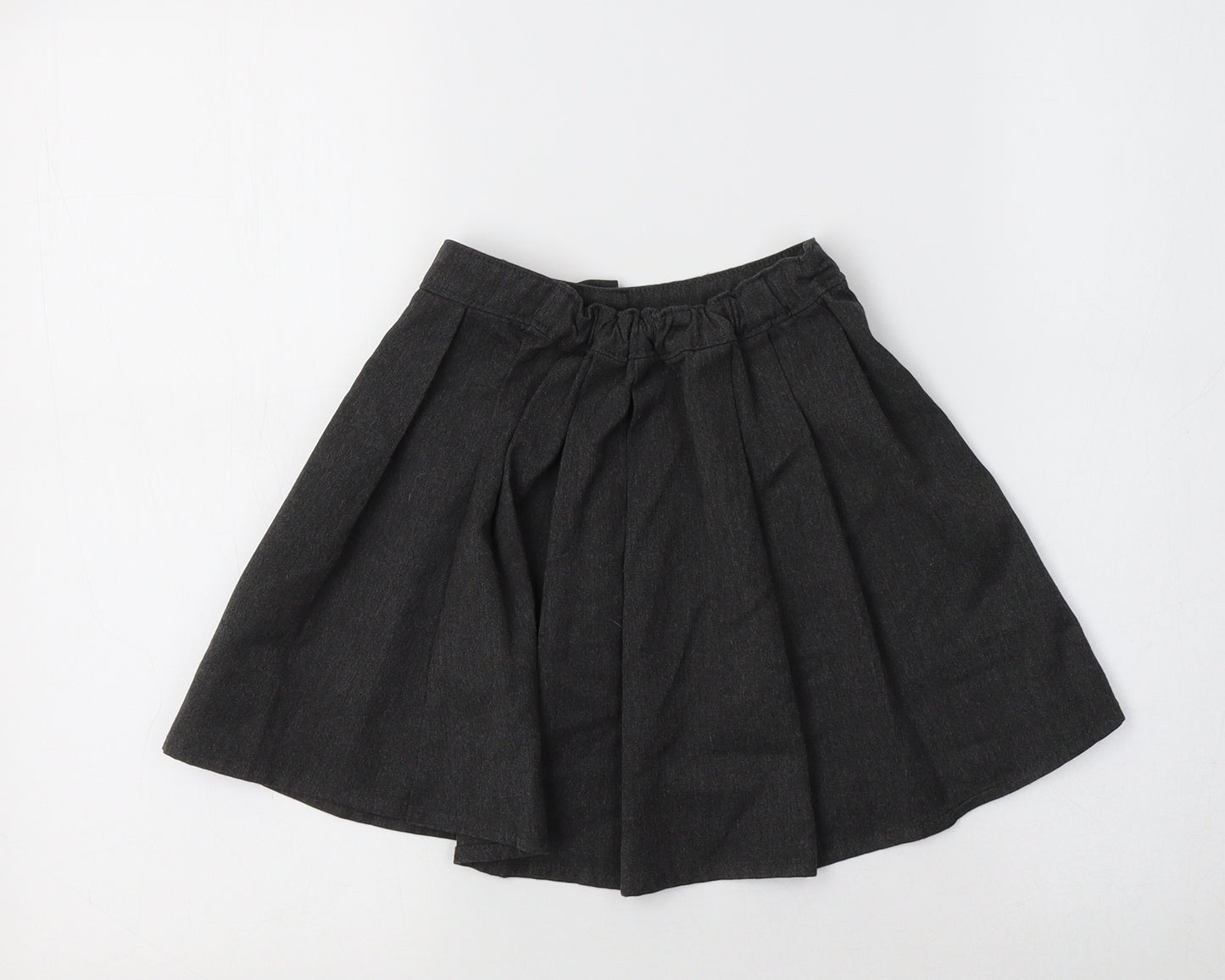 TU Girls Grey  Polyester Pleated Skirt Size 4 Years  Regular  - School Wear