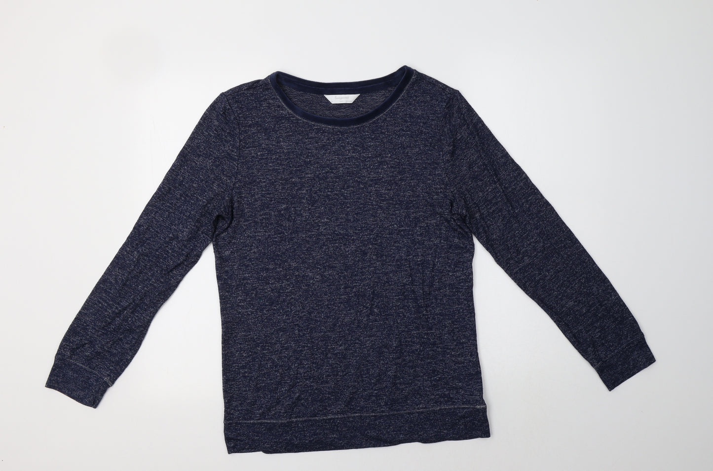 M&S Womens Blue  Polyester Top Lounge Set Size 8