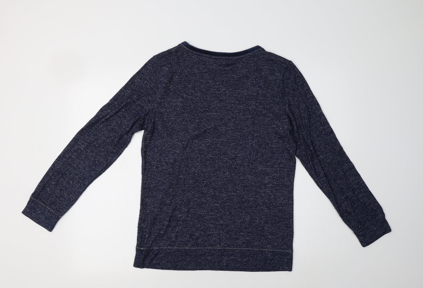 M&S Womens Blue  Polyester Top Lounge Set Size 8