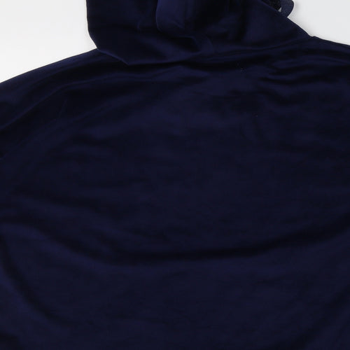 La marquise Womens Blue  Polyester Pullover Hoodie Size M