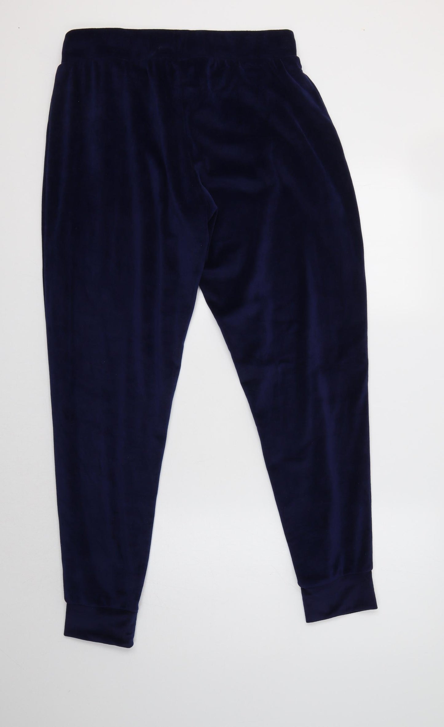 La marquise Womens Blue  Polyester Jogger Trousers Size M L28 in Regular