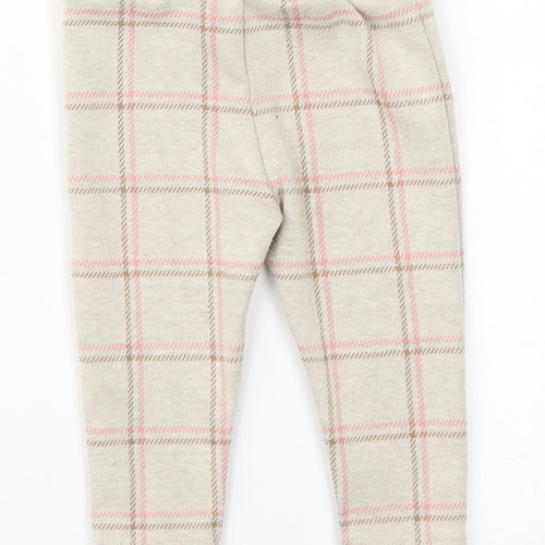 Nutmeg Baby Green Plaid Polyester Sweatpants Trousers Size 6-9 Months
