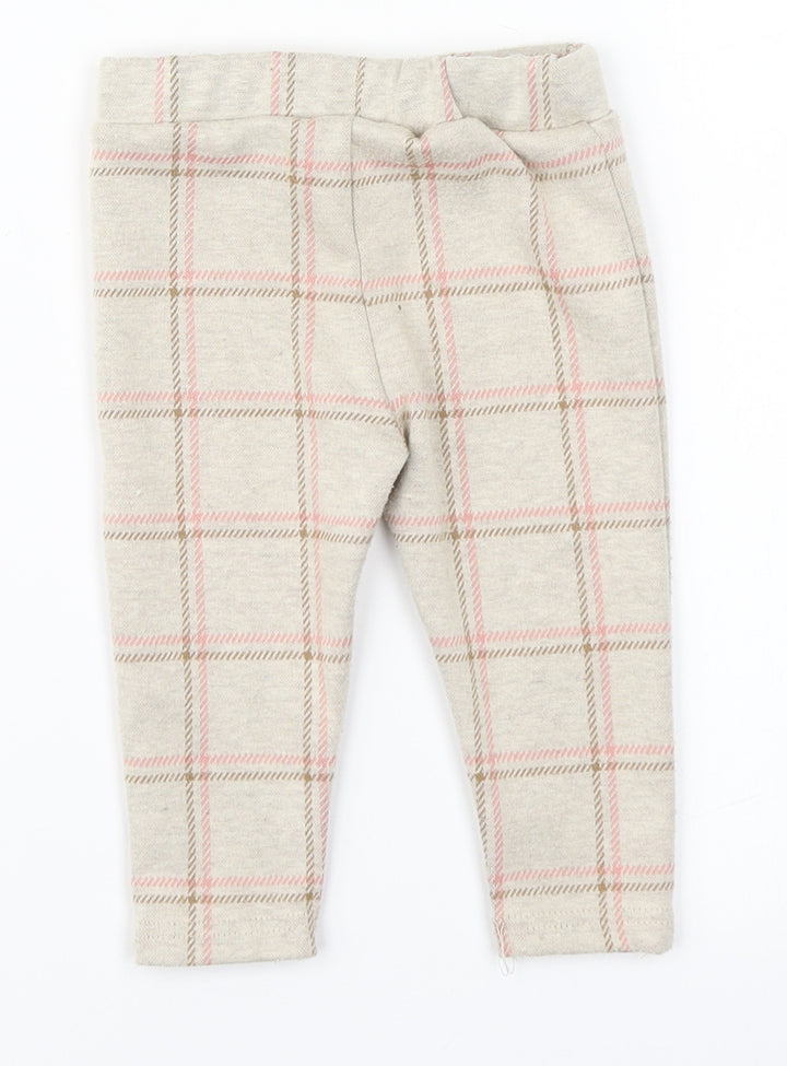 Nutmeg Baby Green Plaid Polyester Sweatpants Trousers Size 6-9 Months