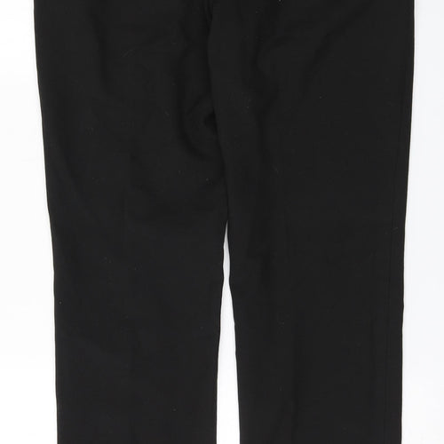 NEXT Mens Black  Polyester Trousers  Size 30 in L30 in Regular