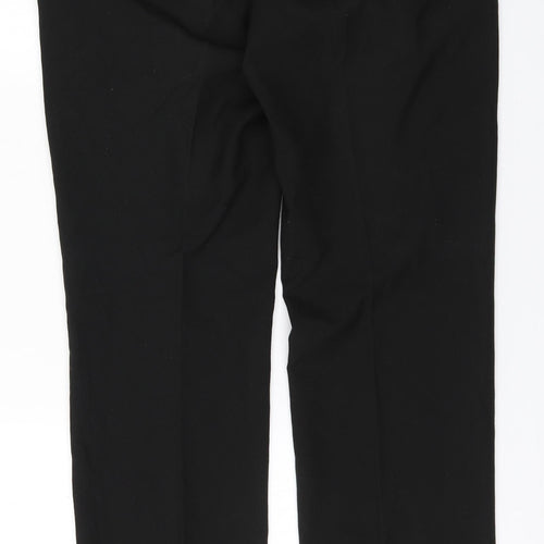 NEXT Womens Black  Polyester Trousers  Size 30 in L30 in Regular