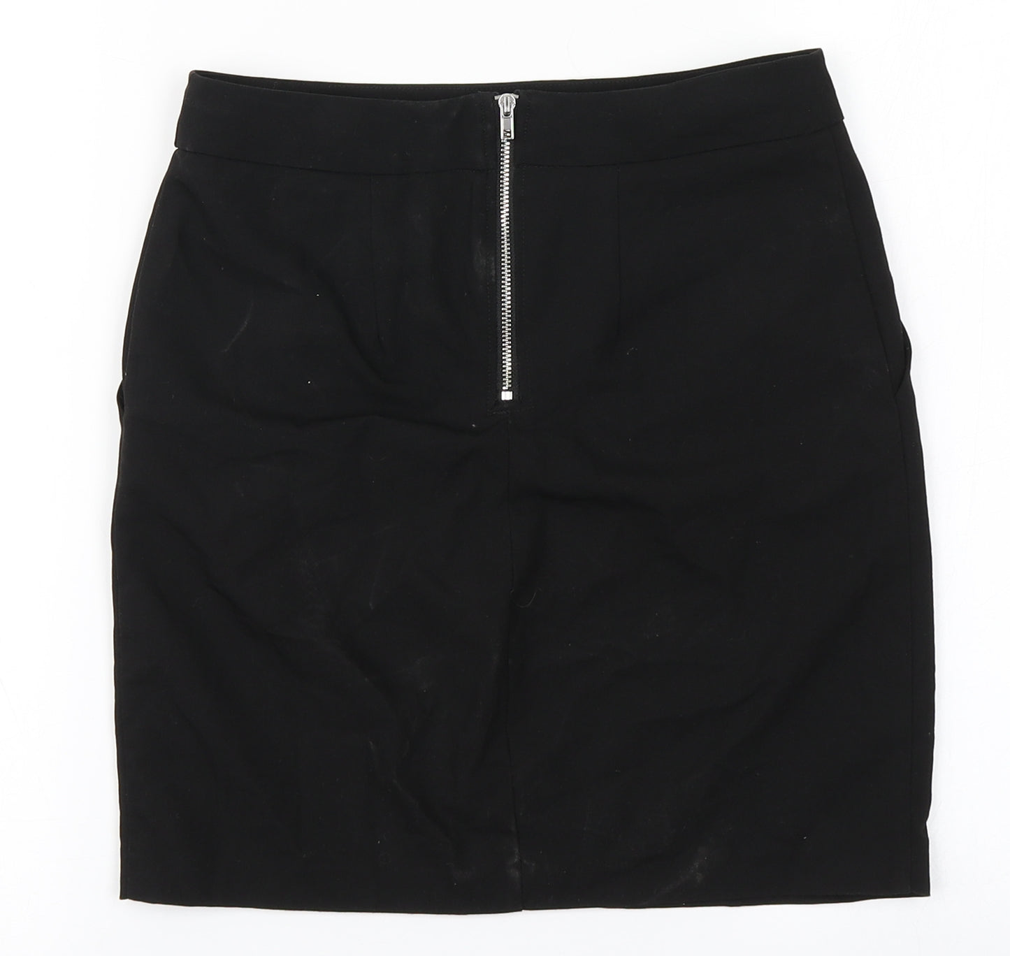 New Look Girls Black  Polyester Straight & Pencil Skirt Size 12 Years  Regular