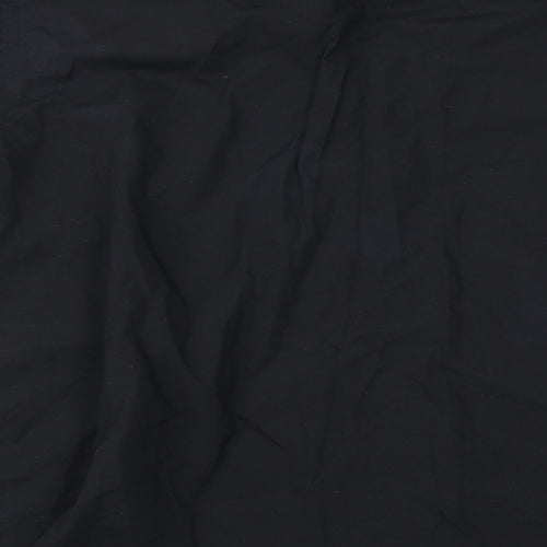Primark Mens Black  Polyester  Button-Up Size 16 Collared