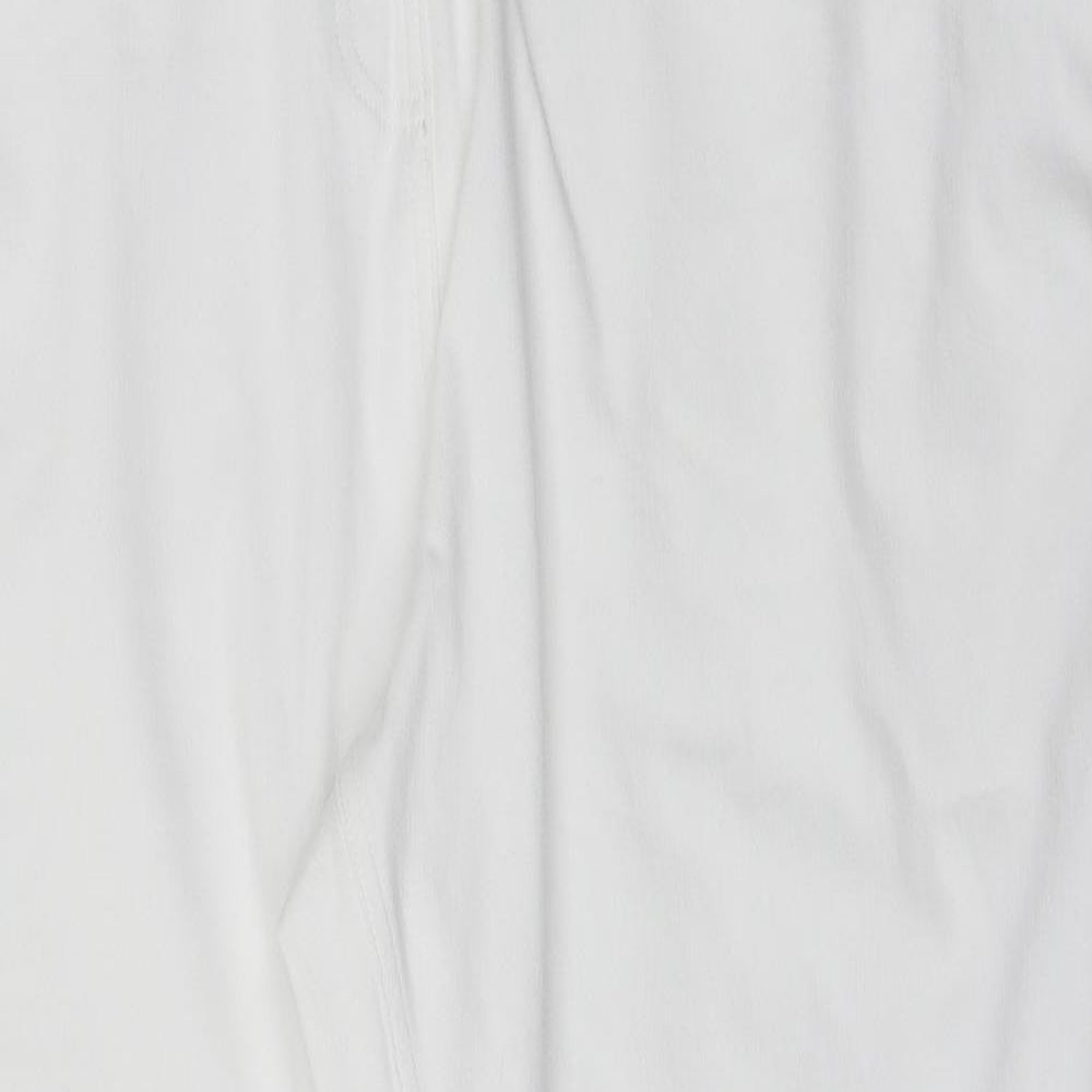 NEXT Womens White  Cotton Jegging Jeans Size 22 L26 in Regular