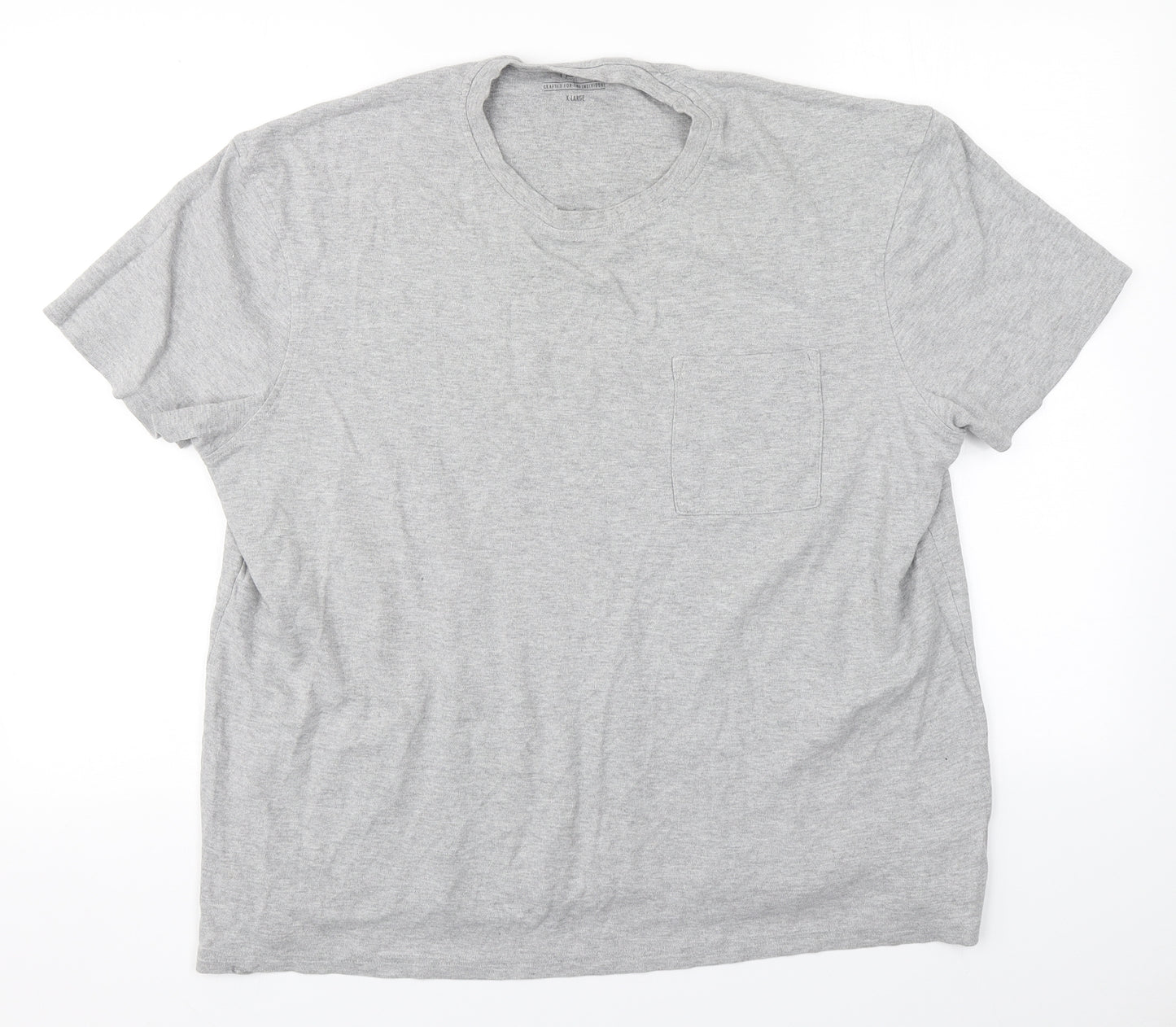 NEXT Mens Grey Round Neck  Cotton Pullover Jumper Size XL