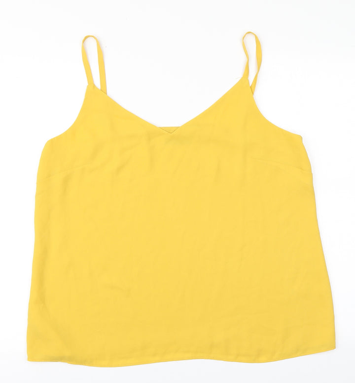F&F Womens Orange Polyester Basic Tank Size 18 Off the Shoulder