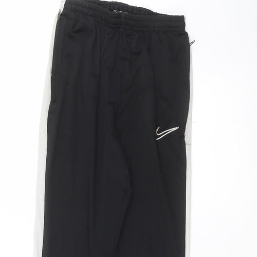 Nike Boys Black  Polyester Sweatpants Trousers Size XL  Regular