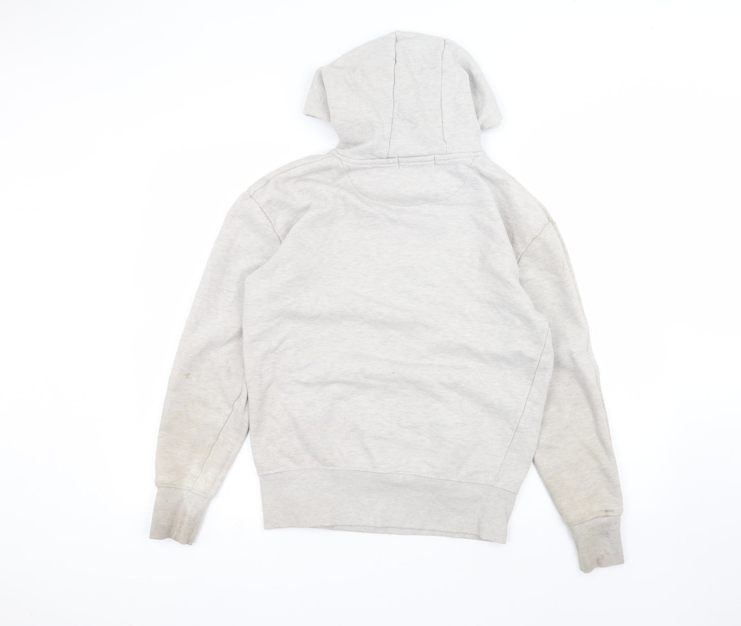 Primark Mens Grey  Cotton Pullover Hoodie Size S