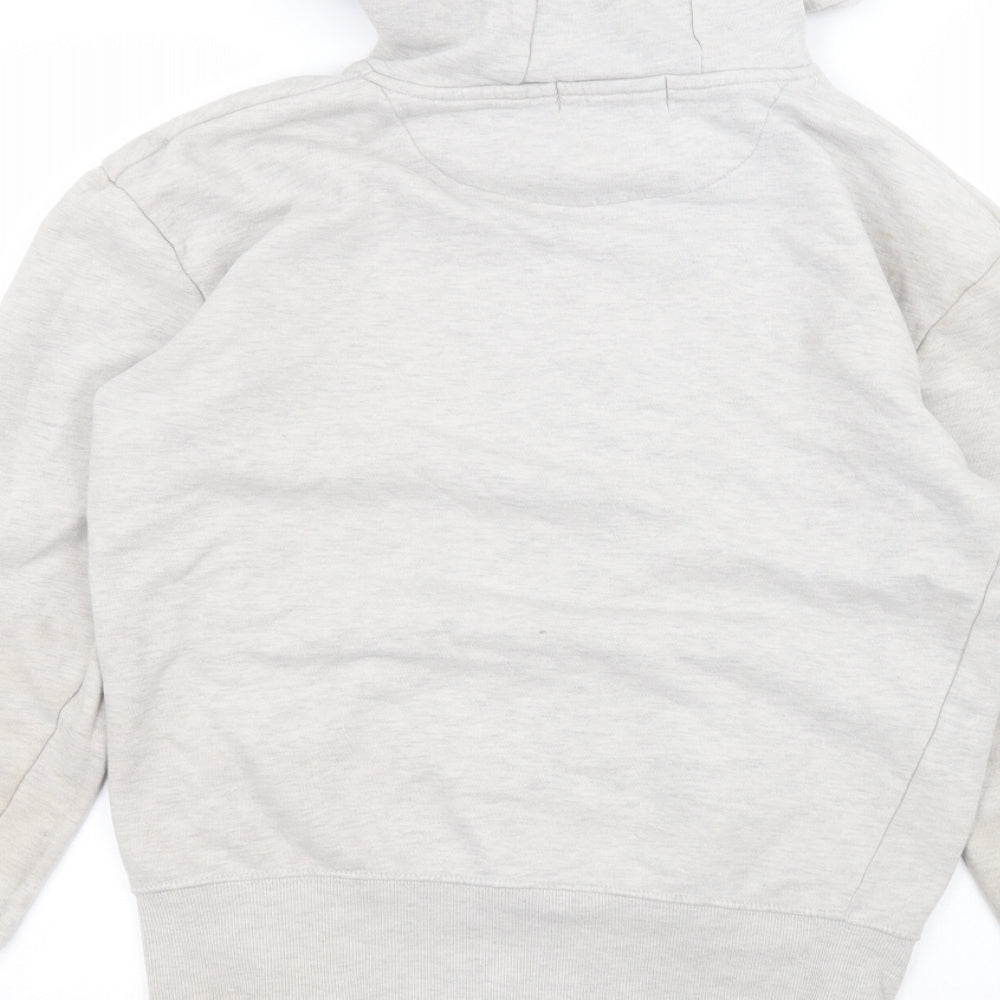 Primark Mens Grey  Cotton Pullover Hoodie Size S