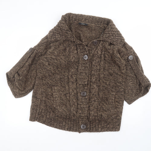 George Womens Brown   Jacket Coatigan Size XL