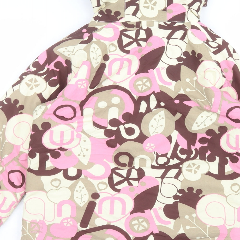 Animal Womens Multicoloured   Parka Coat Size S