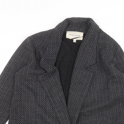 River Island Womens Black Polka Dot  Jacket  Size 10