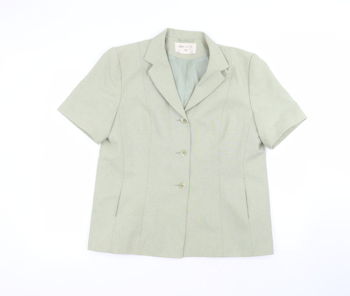 Bonmarché Womens Green   Jacket  Size 14