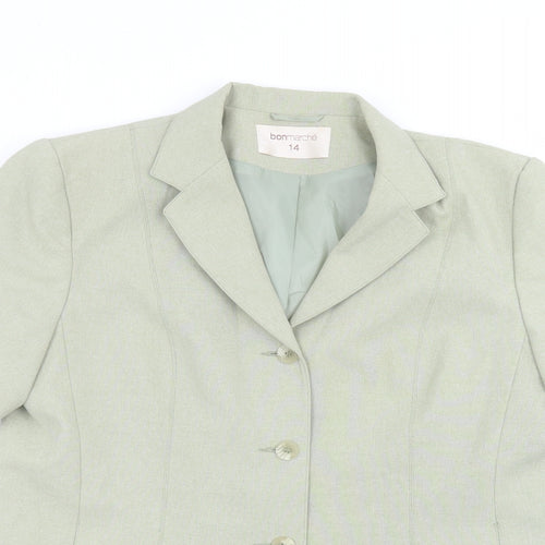 Bonmarché Womens Green   Jacket  Size 14