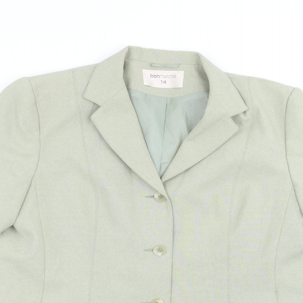 Bonmarché Womens Green   Jacket  Size 14