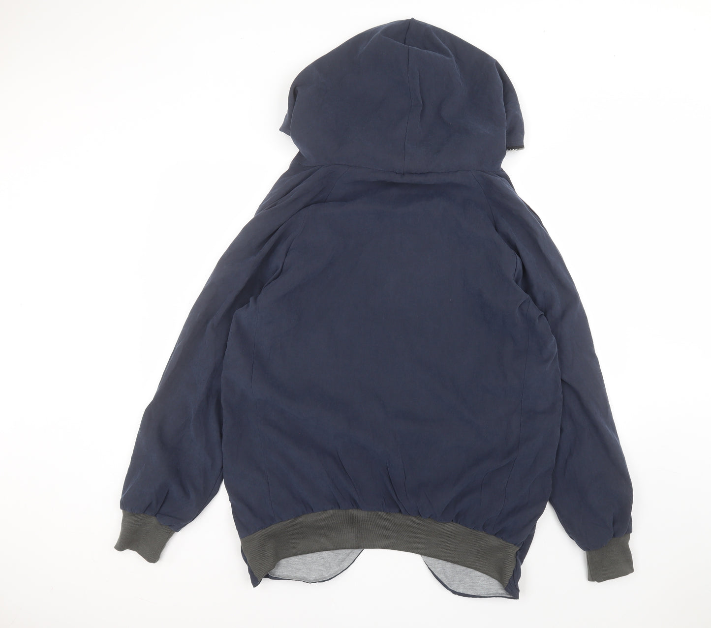 tessara Mens Blue   Parka Coat Size M