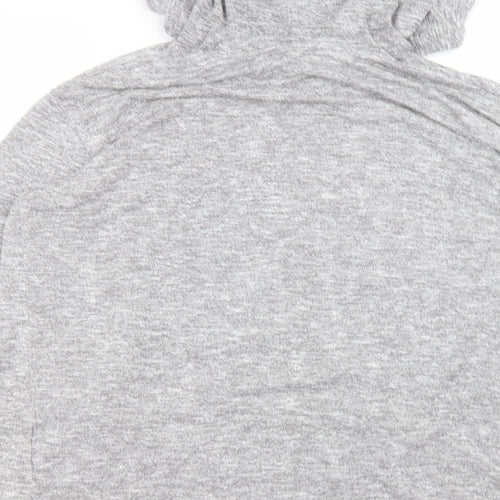 Matalan Womens Grey  Viscose Pullover Hoodie Size L