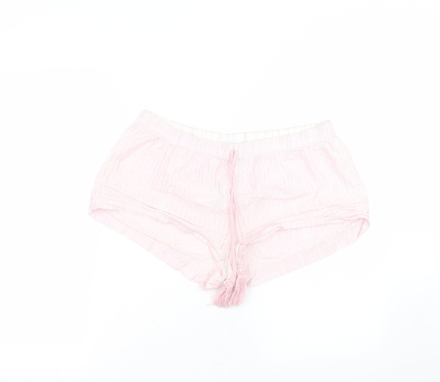 Primark Womens Pink  Cotton Sweat Shorts Size M  Regular