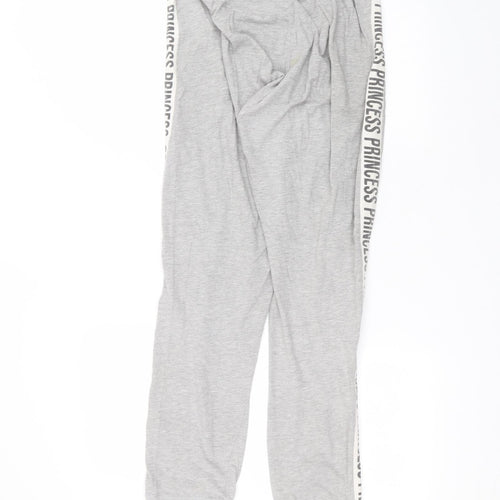 New Look Womens Grey  Cotton Sweatpants Trousers Size M L27 in Regular