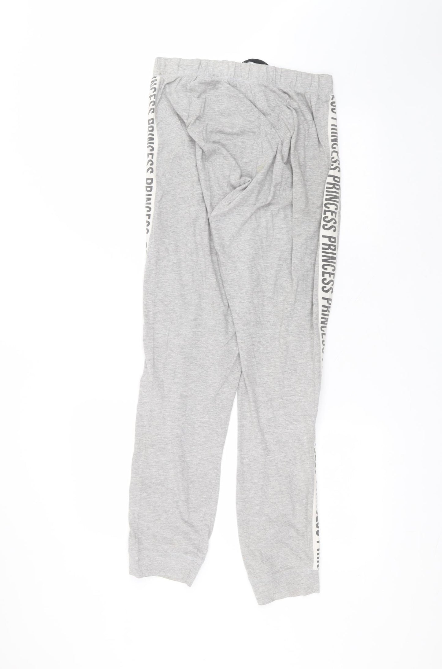 New Look Womens Grey  Cotton Sweatpants Trousers Size M L27 in Regular