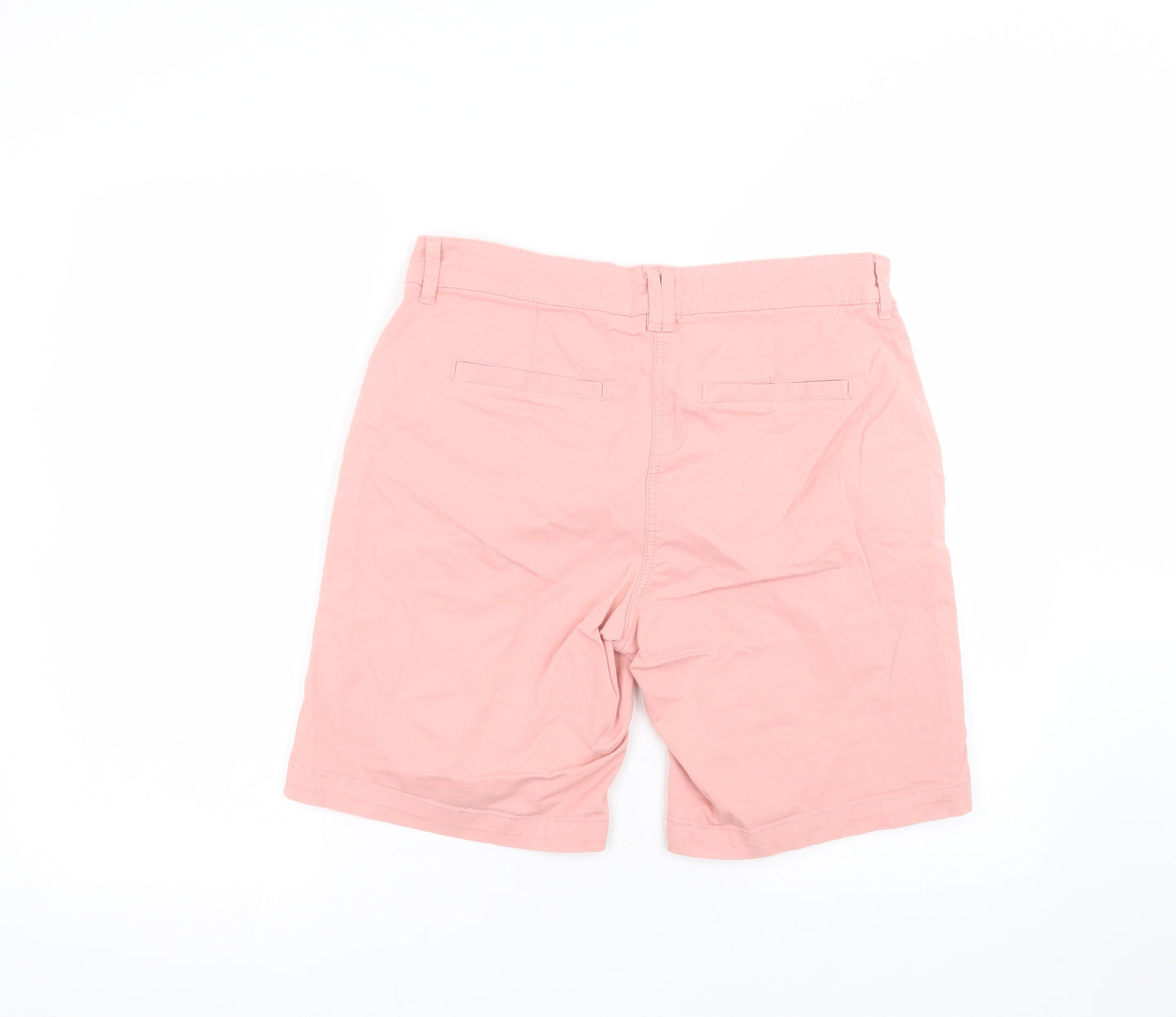 NEXT Womens Pink  Cotton Bermuda Shorts Size 12 L8 in Regular