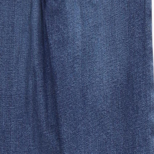 Topshop Mens Blue  Cotton Skinny Jeans Size 25 in L26 in Regular  - Mid Blue