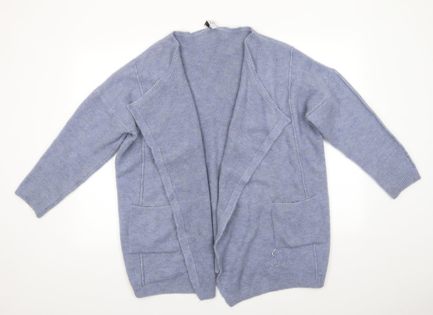 Per Una Womens Blue V-Neck  Acrylic Cardigan Jumper Size XL   - Waterfall Cardigan Bluebell blue