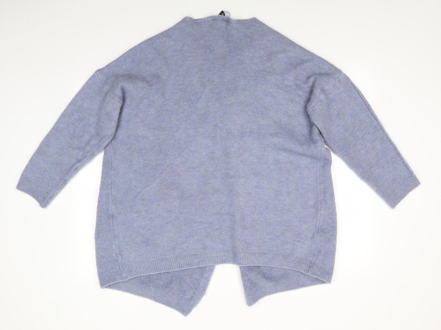 Per Una Womens Blue V-Neck  Acrylic Cardigan Jumper Size XL   - Waterfall Cardigan Bluebell blue