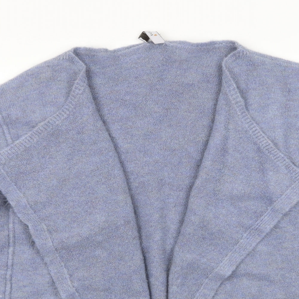 Per Una Womens Blue V-Neck  Acrylic Cardigan Jumper Size XL   - Waterfall Cardigan Bluebell blue