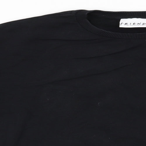Friends by M&Co Girls Black  Cotton Pullover Sweatshirt Size 13 Years   - Central Perk Friends Coffee