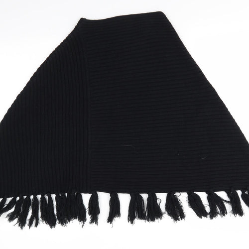 Liorina TU Womens Black   Overcoat Poncho One Size   - Poncho