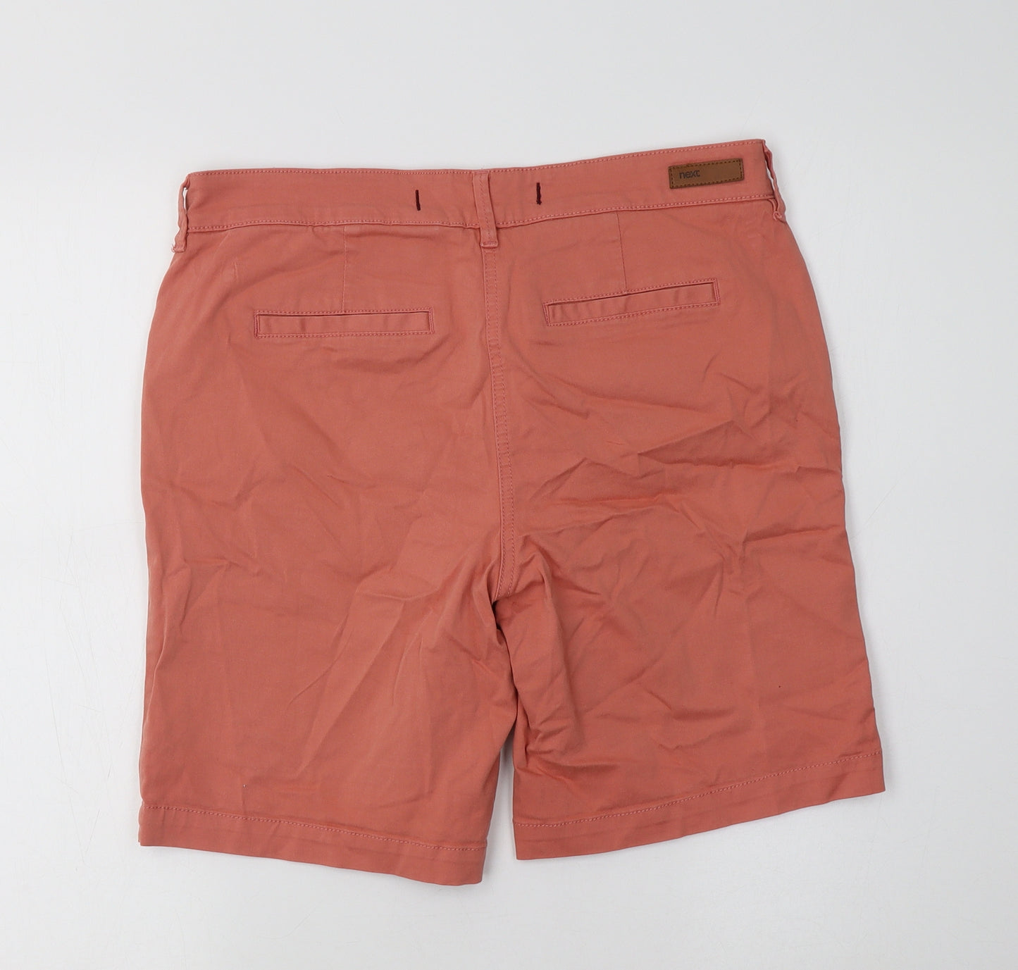 NEXT Womens Pink  Cotton Chino Shorts Size 10 L8 in Regular