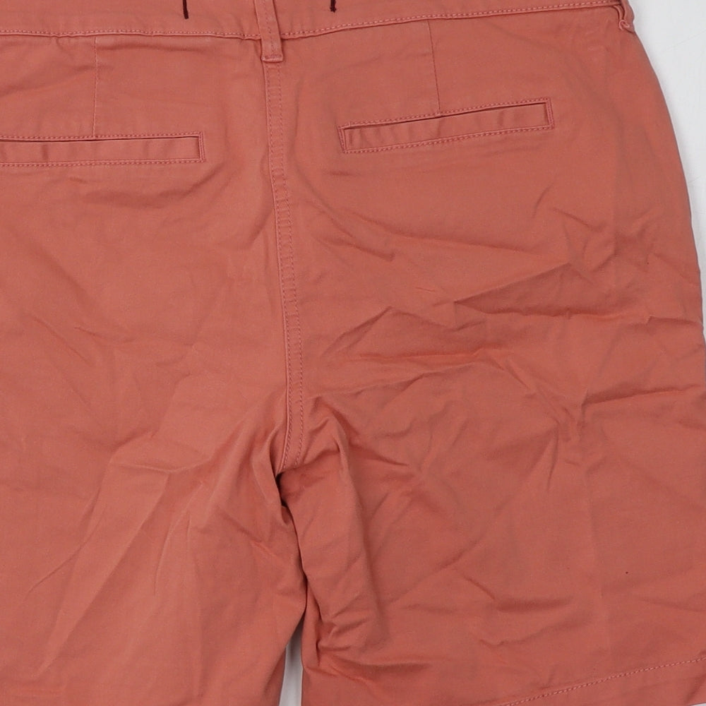 NEXT Womens Pink  Cotton Chino Shorts Size 10 L8 in Regular