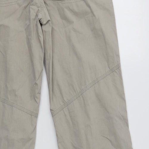 NEXT Mens Beige  Cotton Cargo Trousers Size 32 L32 in Regular