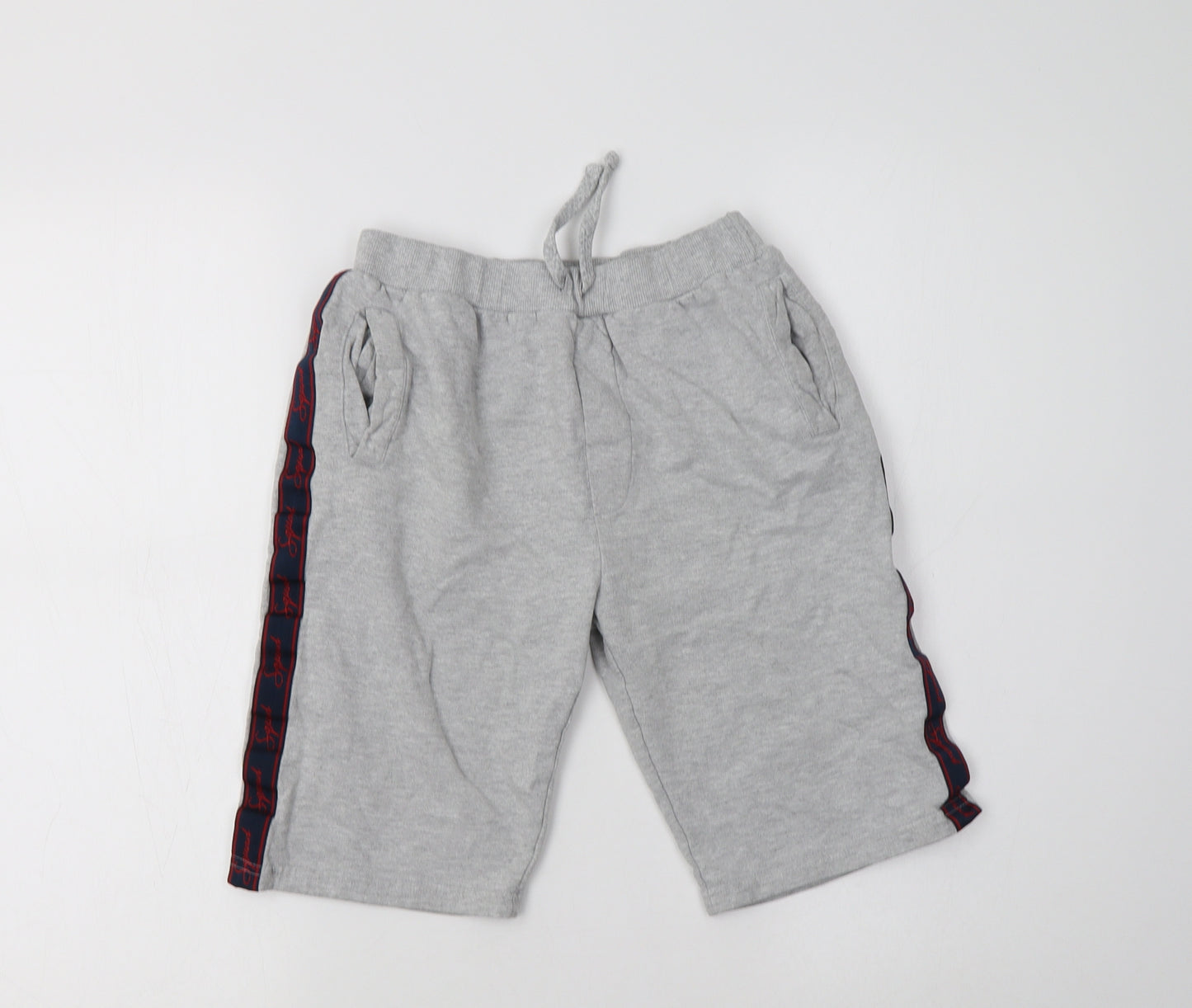 Studio Boys Grey  Cotton Sweat Shorts Size 10-11 Years  Regular